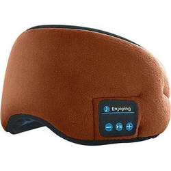 HORO Bluetooth-compatible Sleep Eye Mask Wireless Headphone Travel Music Eye Cover Headband καφές