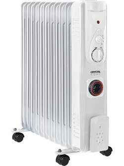 Crystal Home 17812 Καλοριφέρ Λαδιού με 11 Φέτες 2500W