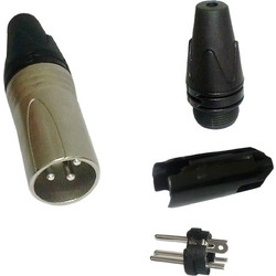 INVOTONE XLR3M500BK Βύσμα XLR 3pin Αρσενικό