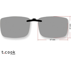 T-Cook T.COOK CLIP ON SUNGLASSES GREY (57Χ41) 4262