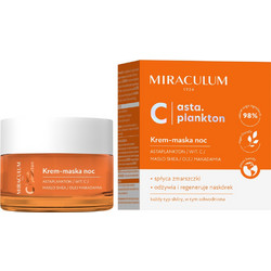 Miraculum Astaplankton Vitamin C Night Κρεμώδης Μάσκα Προσώπου 50ml