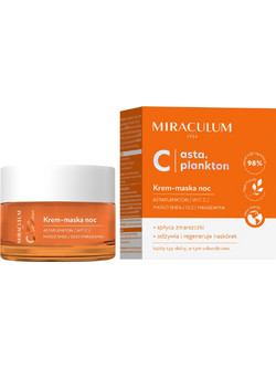 Miraculum Astaplankton Vitamin C Night Κρεμώδης Μάσκα Προσώπου 50ml