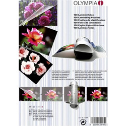 Olympia Φύλλα πλαστικοποίησης 9165 για Α4 Α5 Α6 και επαγγελματικές κάρτες 100 τμχ