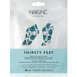 Nails Inc. Thirsty Feet ενυδατική μάσκα Για τα πόδια 18 ml
