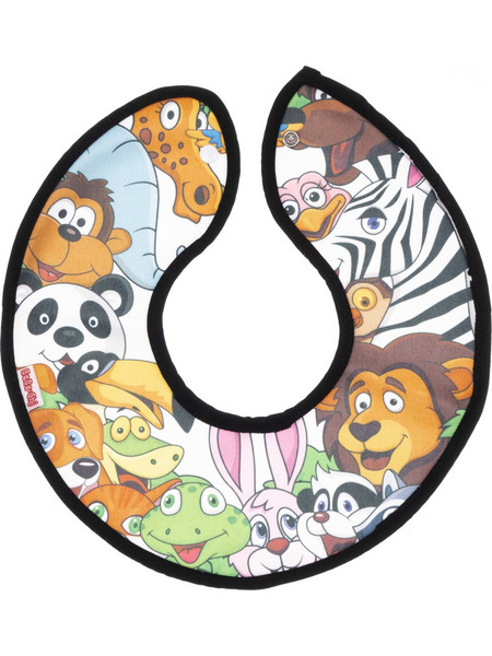 Bebe Chi υφασμάτινη κοντή σαλιάρα νεογέννητου Animals Kingdom