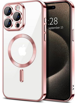 Techsuit Luxury Crystal - θήκη για Apple iPhone 16 Pro Max - Ροζ