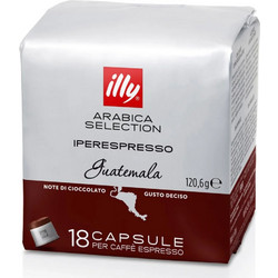 Illy Κάψουλες Espresso Guatemala Συμβατές με Μηχανή Illy iperEspresso 18τμχ