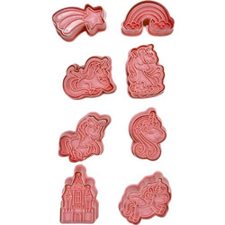 Rainbow Κουπ Πατ πρεσαριστά, Σετ των 8τμχ