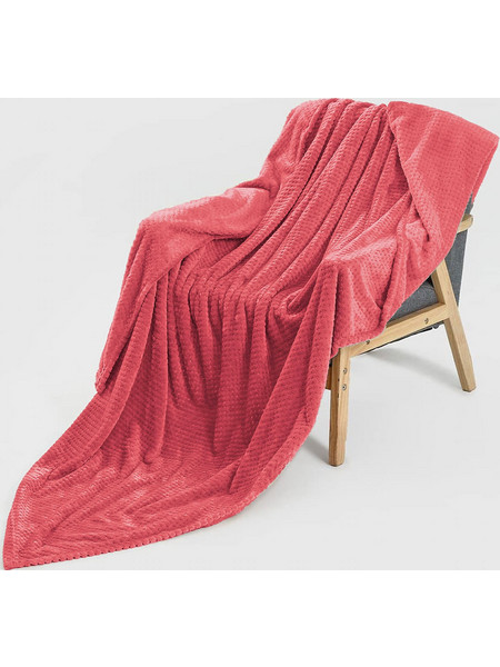 Κουβέρτα Popcorn Rose Διπλή 200x220cm