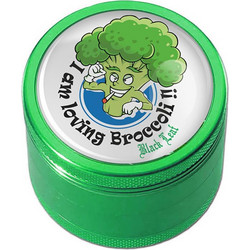 Grinder Τρίφτης 50mm Αλουμίνιο Σχέδιο Broccoli - 4 Parts
