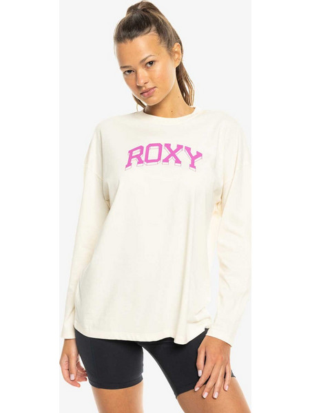 ROXY Μακρυμάνικη Μπλούζα ESS NRJ LS TEE WHITE γυναίκες