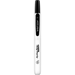 Writech Μαρκαδόρος Πίνακος με Κουμπί 2mm Μαύρο (Retractable)