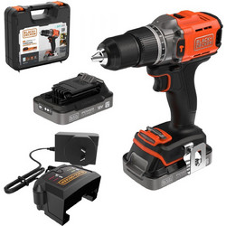 BLACK AND DECKER Δραπανοκατσάβιδο Κρουστικό Μπαταρίας 18V 2.0Ah