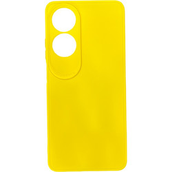 Back Cover Σιλικόνης Κίτρινο (Oppo A60)