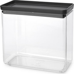 Brabantia 1008875 Κουτί αποθήκευσης προϊόντων Tasty+ Stackable 3.5L, Dark Grey