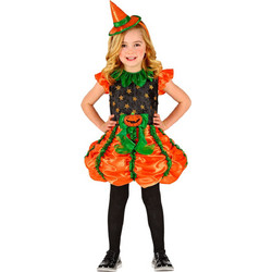 Παιδική Αποκριάτικη Στολή Pumpkin Witch W-0185