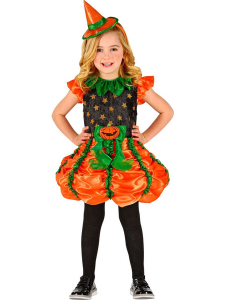 Παιδική Αποκριάτικη Στολή Pumpkin Witch W-0185