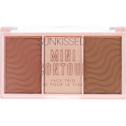 Sunkissed Mini Contour Face Trio Bronzer Palette