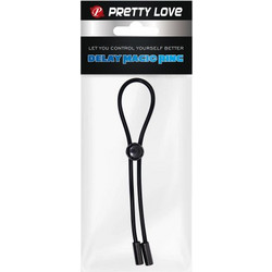 Pretty Love Delay Magic Adjustable Cock Ring Ρυθμιζόμενο Ελαστικό Δαχτυλίδι Πέους & Όρχεων Σιλικόνης Μαύρο