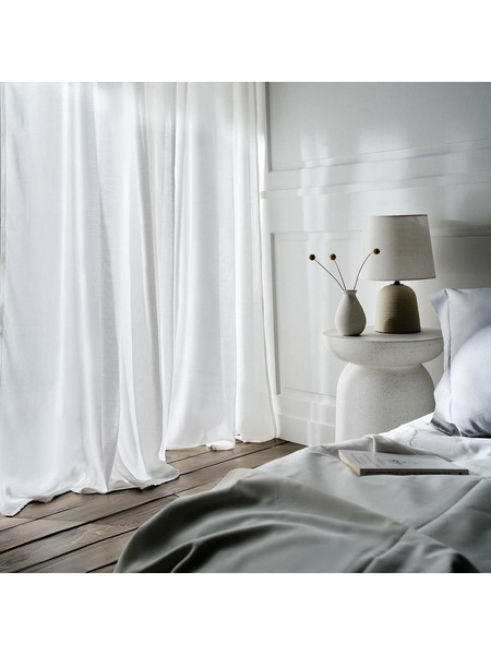 Gofis Home Κουρτίνα με Τρουκς 140x280 Renata Off White 506/05