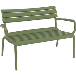 PARIS ΚΑΝΑΠΕΣ OLIVE GREEN 116X70X75εκ. ΠΟΛ/ΝΙΟΥ