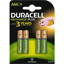 Duracell Recharge Plus 750mAh AAA 4τμχ