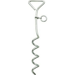 Αξεσουάρ Kerbl Spiral Stake Ασημί Λουρί Σκύλου
