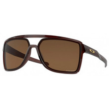 Oakley OO9147 03 Ανδρικά Γυαλιά Ηλίου Πολυγωνικά Κοκάλινα Καφέ με Καφέ Polarized Φακό