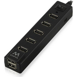 Intronics EW1130 USB Hub 2.0 USB-A με 7 Θύρες USB-A & Εξωτερική Παροχή Ρεύματος
