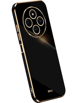 Θήκη Xiaomi Redmi 14C / Poco C75 XINLI Premium Electroplating, λεπτή σχεδίαση και ανυψωμένη προστασία φακού για πλήρη κάλυψη μαύρο