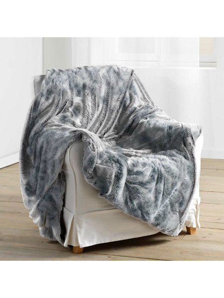 Ριχτάρι Γούνα Antartic Grey 180x220cm