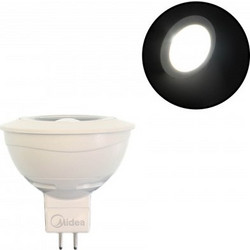 LED GU5.3 1 SMD 3W 12V 260LM 6500K Ψυχρό Λευκό Spot Midea