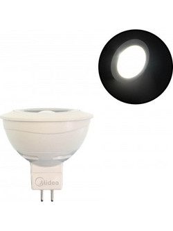 LED GU5.3 1 SMD 3W 12V 260LM 6500K Ψυχρό Λευκό Spot Midea