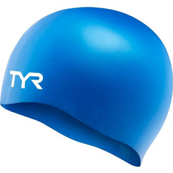 ΣΚΟΥΦΑΚΙ TYR WRINKLE-FREE SILICONE ADULT SWIM CAP ΜΠΛΕ