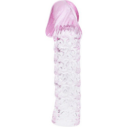 Baile Male Wear Grid Sleeve Κάλυμμα Επιμήκυνσης Πέους Ροζ