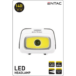 Entac EHL-3N5-PW Φακός Κεφαλής Εργασίας Μπαταρίας Led Αδιάβροχος IP54 140lm