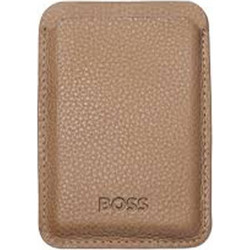 Hugo Boss Classic Card Holder Magnetic Mobile Grained Camel HLJ416X