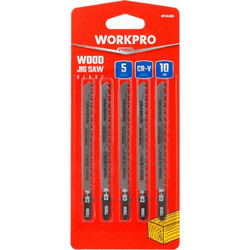 ΛΑΜΑ ΣΕΓΑΣ ΞΥΛΟΥ 100mm BOSCH (ΣΕΤ 5τμχ) 10TPI WP404005 WORKPRO (PROFI) (ΚΑΡΤΕΛΑ)
