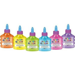 Carioca χρυσόκολλα neon 88ml, 6 χρωμάτων