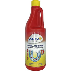 Alfa Αποφρακτικό Υγρό για Δίκτυα Αποχέτευσης 1L Alfa