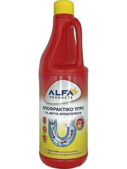 Alfa Αποφρακτικό Υγρό για Δίκτυα Αποχέτευσης 1L Alfa