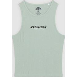 Dickies Rib Tank Top Γυναικεία Αμάνικη Μπλούζα Slim Fit Cotton/Elastan - Iceberg Green DK0A4Z8NK36