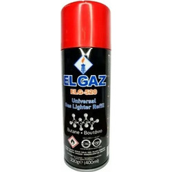 Αέριο Αναπτήρων-Φλογίστρων 400ml EL GAZ (ELG-520)