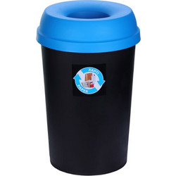 Homeplast Πλαστικός Κάδος Ανακύκλωσης 50lt Μπλε