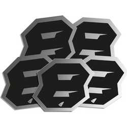 ΑΥΤΟΚΟΛΛΗΤΑ ΜΗΧΑΝΗΣ MOTOCROSS & ENDURO RACING Νo. 8 ΜΑΥΡΟ - ΑΣΗΜΙ UFO AD02481-KS8