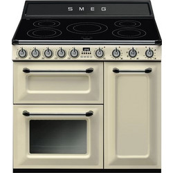Smeg TR93IP2 Victoria Cream Κουζίνα Κεραμική Επαγωγική