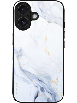 Sonique Marble Series Back Cover White 02 (iPhone 16)