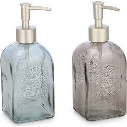 ΔΟΧΕΙΟ ΚΡΕΜΟΣΑΠΟΥΝΟΥ ΓΥΑΛΙΝΟ VINTAGE B5463FB-1 500ml 7x19cm VIOSARP