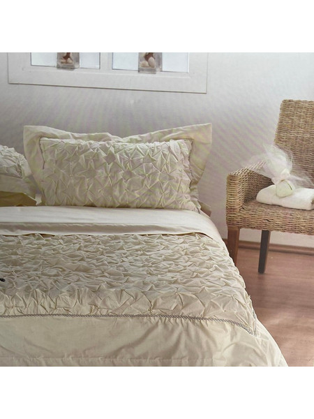 ΝΥΦΙΚΟ ΚΟΥΒΡΛΙ WEDDING ΤΣΑΛΑΚΩΜΕΝΟ 230*240 ΜΕ ΜΑΞΙΛΑΡΟΘΗΚΕΣ