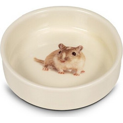 GLEE Μπολ Hamster Κεραμικό 125ml Μπεζ